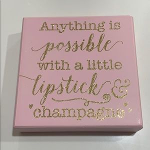 Pink framed artwork